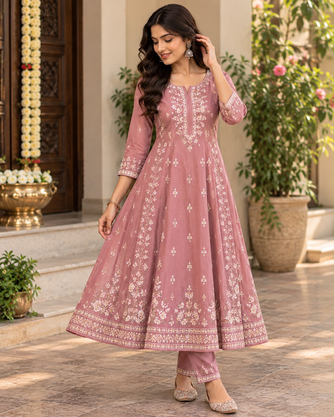 A-line kurti design