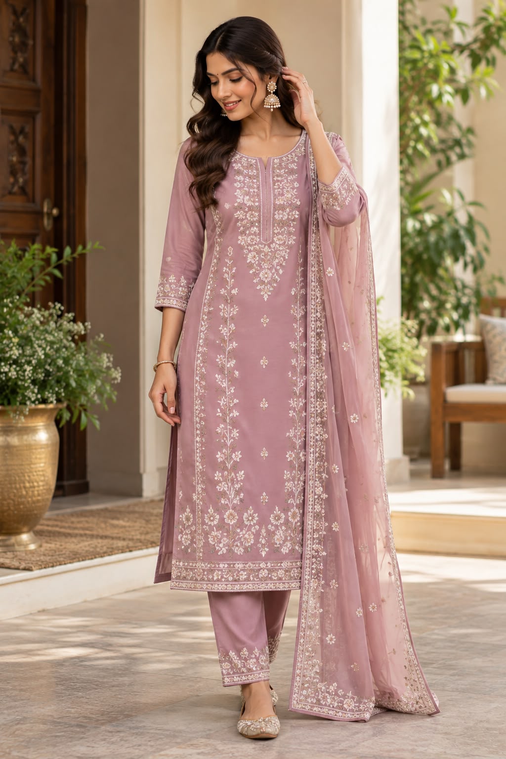 Straight kurti design